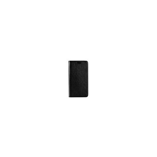 Smart magnet LG K9 (K8 2018) oldalra nyíló mágneses könyv tok szilikon belsővel fekete