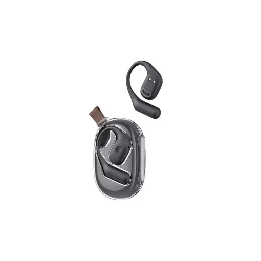 Usams G26 bluetooth fülhallgató SZTEREO (v5.3, TWS, fülre akasztható + töltőtok) FEKETE (BHUUG01)