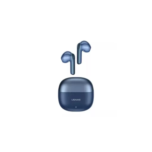 Usams XH03 bluetooth fülhallgató SZTEREO (v5.1, TWS, mikrofon, zajszűrő + töltőtok) SÖTÉTKÉK (BHUXH03)