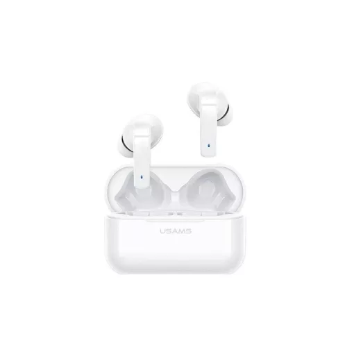 Usams BHULY06 TWS Bluetooth fülhallgató fehér