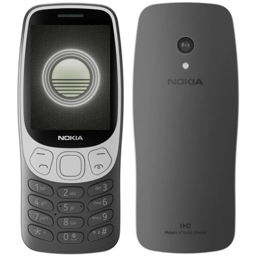 Nokia 3210 4G (2024) kártyafüggetlen mobiltelefon, Dual Sim, fekete