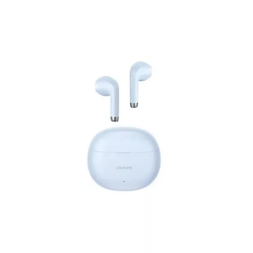 Usams RHYMBO bluetooth fülhallgató SZTEREO (v5.3, TWS, zajszűrő + töltőtok) VILÁGOSKÉK (BHUYO03)