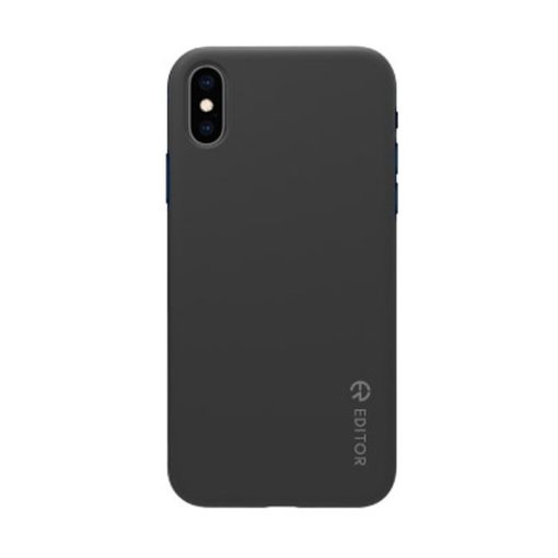 Editor Color fit Huawei Mate 30 fekete szilikon tok csomagolásban