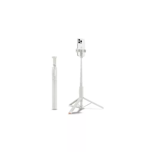 Spigen S541W szelfibot (univerzális, tripod állvány, állítható, bluetooth távkioldó, forgatható, 31.5-146cm) BÉZS (AMP09337)