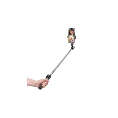   Usams MINI szelfibot (tripod állvány, állítható, bluetooth távkioldó, 20-100cm, 4.7-7" méret) FEKETE (ZB32401)