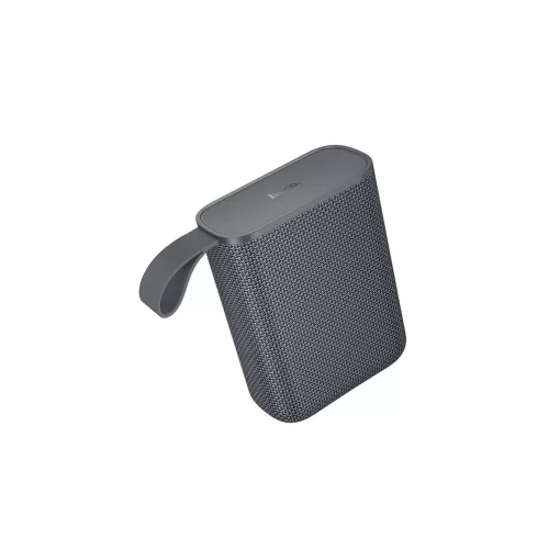 Hoco HC34 bluetooth hordozható hangszóró (v5.4, 1200mAh, 5W, FM rádió, TF kártyaolvasó) SÖTÉTSZÜRKE (HC34_G)