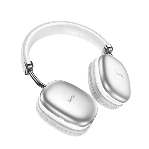 HOCO W35 bluetooth fejhallgató SZTEREO (v5.0, microSD olvasó, 3.5mm jack, összehajtható) ezüst (W35_S)
