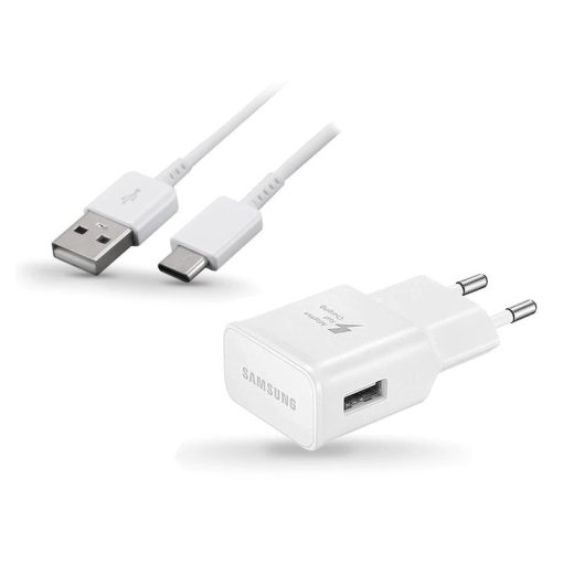 Samsung EP-TA20EWE gyári hálózati fehér gyorstöltő 2A 15W EP-DN930CWEDC USB - Type-C adatkábe