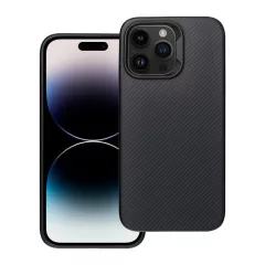   Carbon Elite Mag Cover tok iPhone 14 PRO MAX készülékhez, MagSafe-kompatibilis, fekete