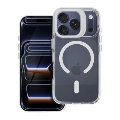   iPhone 15 Pro Max készülékhez tok Lens Mag Cover MagSafe-kompatibilis fehér