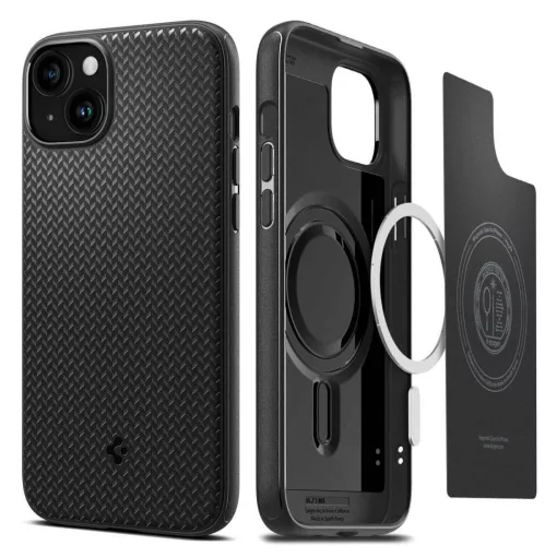 SPIGEN MAG ARMOR MagSafe-kompatibilis tok iPhone 15 Plus készülékhez matt fekete