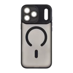   iPhone 17 PRO MAX készülékhez Variete Mag Cover MagSafe-kompatibilis tok fekete