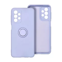 Samsung S25 FE készülékhez Silicone Ring tok lila