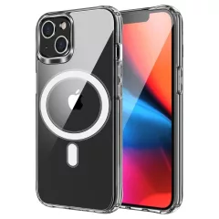   iPhone 11 PRO készülékhez Clear Mag Cover tok (MID) MagSafe-kompatibilis átlátszó