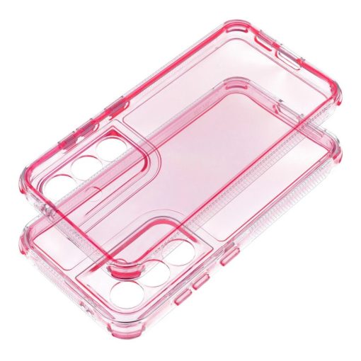 Samsung S25 PLUS Matrix Clear tok készülékhez porrózsaszín