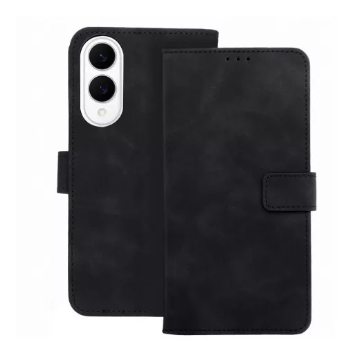 TENDER könyvtok Samsung S25 Edge készülékhez fekete