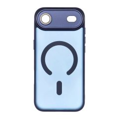   iPhone 17 készülékhez AIR Variete Mag Cover MagSafe-kompatibilis tok, tengerészkék