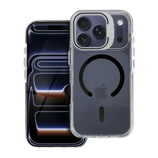 Lens Mag Cover tok iPhone 17 készülékhez, MagSafe-kompatibilis, fekete