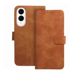 TENDER könyvtok SAMSUNG S25 Edge készülékhez, barna