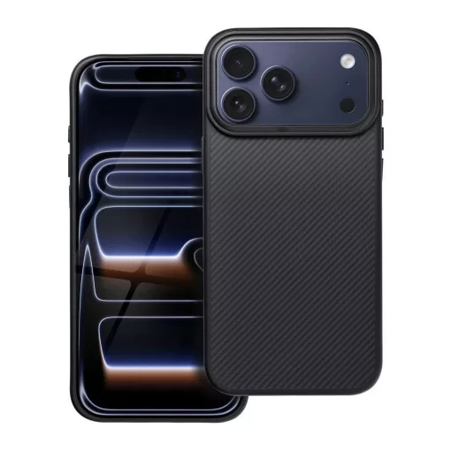 Carbon Elite Mag tok MagSafe-kompatibilis iPhone 17 Pro Max készülékhez fekete