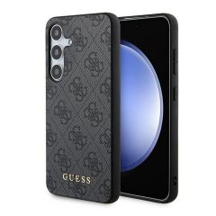   GUESS tok Samsung Galaxy A35 készülékhez GUOHCSA35G4GFGR PU 4G Classic Metal Logo fekete