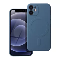  Szilikon Mag Cover MagSafe-kompatibilis tok iPhone 12 Mini készülékhez kék