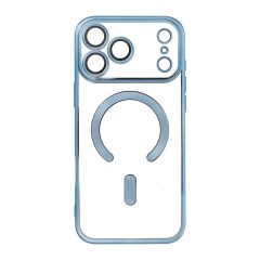   iPhone 17 Pro Max készülékhez Electro Mag Cover tok, MagSafe kompatibilis, kék