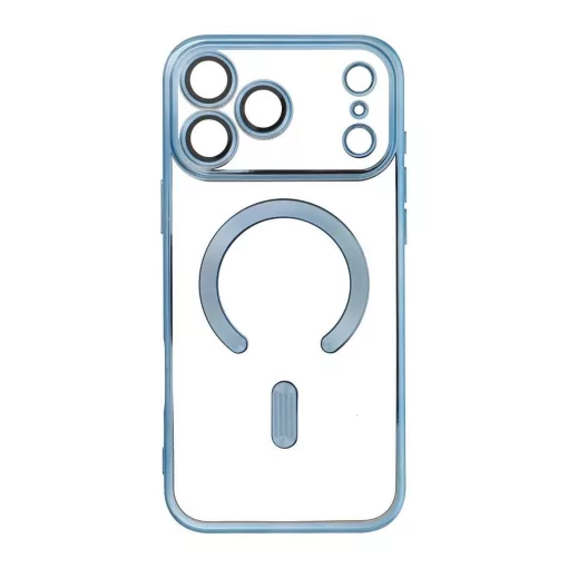 iPhone 17 Pro Max készülékhez Electro Mag Cover tok, MagSafe kompatibilis, kék