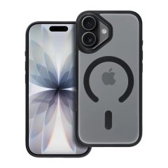  Matte Mag Cover tok iPhone 17 készülékhez, MagSafe-kompatibilis, fekete