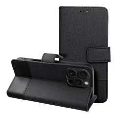 GOMMA Book tok Samsung S25 Edge készülékhez fekete