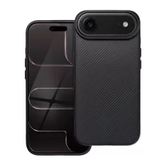   iPhone 17 készülékhez AIR Carbon Elite Mag Cover tok, MagSafe-kompatibilis, fekete