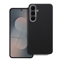   Samsung S25 FE készülékhez Kevlar tok MagSafe-kompatibilis fekete