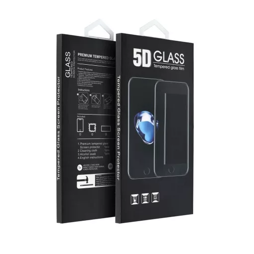 5D Full Glue edzett üvegfólia iPhone 17 Air készülékhez (matt) fekete