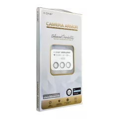   X-ONE Sapphire Camera Armor Samsung Galaxy S25 készülékhez ezüst