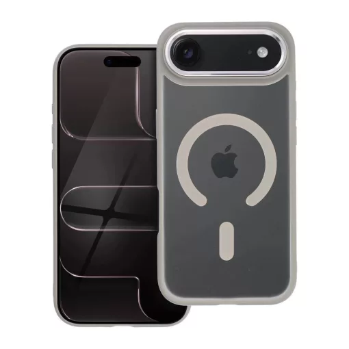 iPhone 17 AIR készülékhez Matte Mag Cover tok, MagSafe-kompatibilis, titán