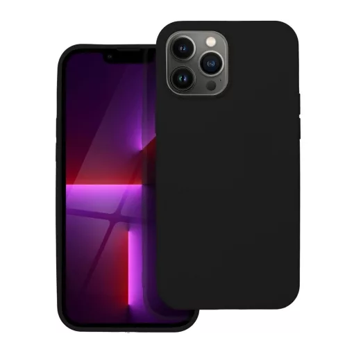 iPhone 13 Pro Max készülékhez szilikon tok fekete