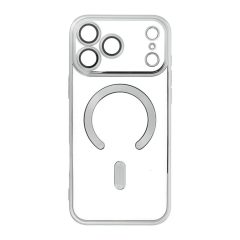   iPhone 17 PRO MAX készülékhez Electro Mag Cover tok, MagSafe-kompatibilis, ezüst