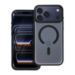   Matte Mag Cover MagSafe-kompatibilis tok iPhone 17 Pro Max készülékhez, fekete