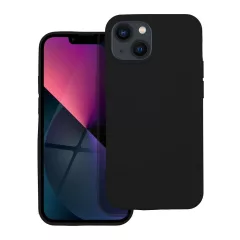 Szilikon tok iPhone 13 Mini készülékhez, fekete