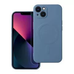   Silicone Mag Cover tok MagSafe-kompatibilis iPhone 13 készülékhez kék