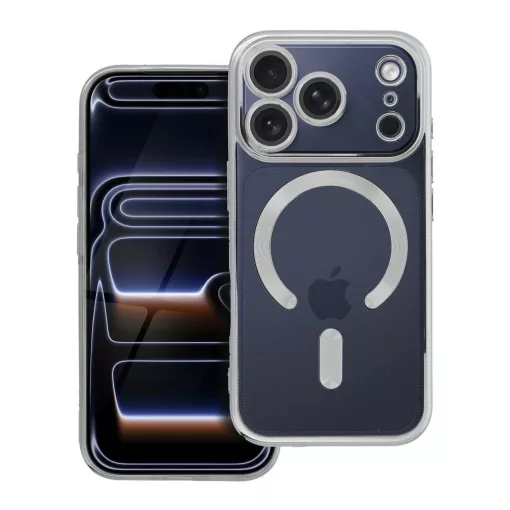 iPhone 17 PRO készülékhez Electro Mag tok MagSafe kompatibilis ezüst