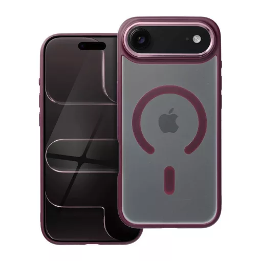 Matte Mag Cover tok iPhone 17 AIR készülékhez MagSafe-kompatibilis piros