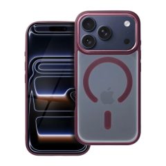   Matte Mag tok iPhone 17 PRO készülékhez MagSafe kompatibilis piros