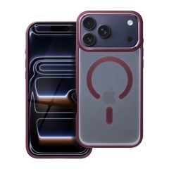   iPhone 17 Pro Max készülékhez Matte Mag Cover tok, MagSafe-kompatibilis, piros