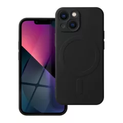   SILICONE MAG COVER MagSafe-kompatibilis tok iPhone 13 Mini készülékhez, fekete