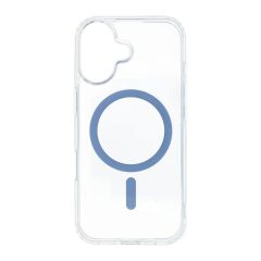   Drop Glue Colorful Ring Mag Cover MagSafe-kompatibilis tok iPhone 17 készülékhez, világoskék