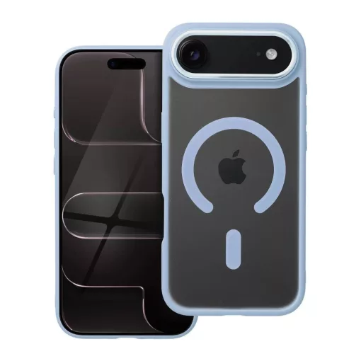 iPhone 17 készülékhez AIR Matte Mag Cover tok MagSafe-kompatibilis kék