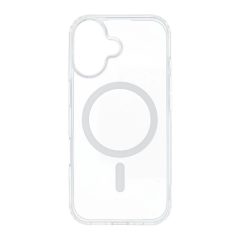   iPhone 17 készülékhez tok Drop Glue Colorful Ring Mag Cover MagSafe-kompatibilis, fehér