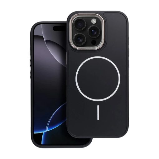 FRAME MAG COVER MagSafe-kompatibilis tok iPhone 16 Pro készülékhez fekete