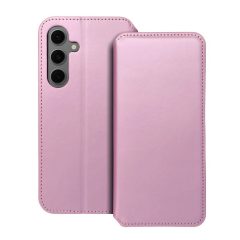   DUAL POCKET Könyvtok Samsung Galaxy S24 FE készülékhez világos rózsaszín